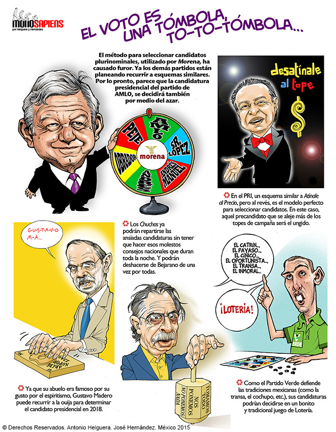 El voto es una tómboloa, to-to-tómbola. Domingo 1 de marzo de 2015